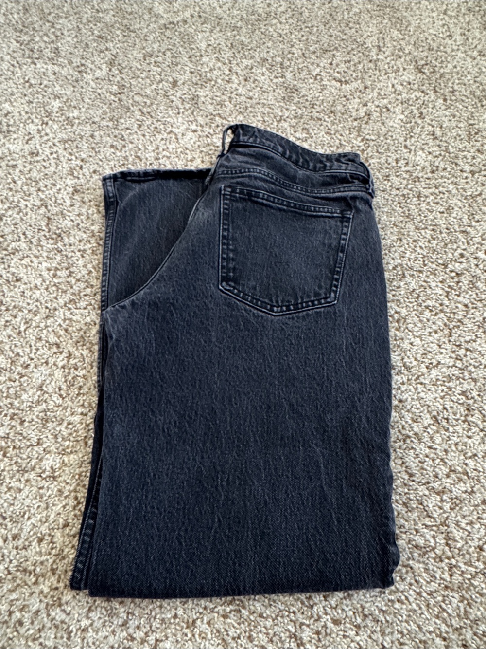 ABERCROMBIE AND FITCH LOW RISE BAGGY JEAN